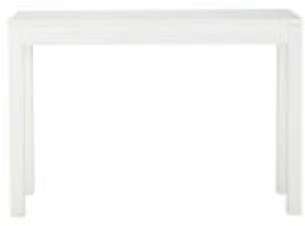 Table console en bois massif blanche L 120 cm Whit