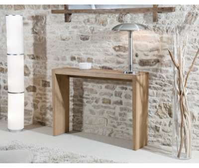 Console en bois pour entrée 110x26cm Jule