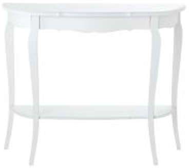 Table console en bois blanche L 94 cm Séraphine