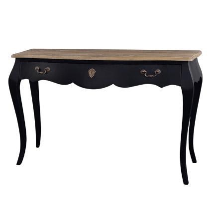 Console 1 tiroir noire