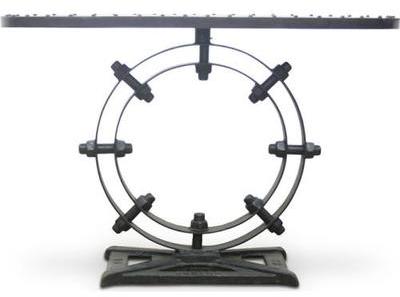 Table console Ring Design vintage industriel - Mét