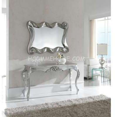 Console murale design PAOLA, en bois, coloris arge