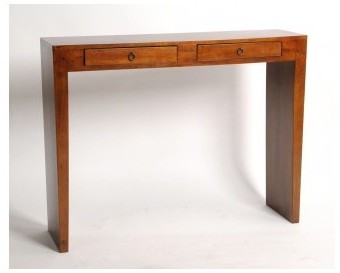 Console fine 2 tiroirs