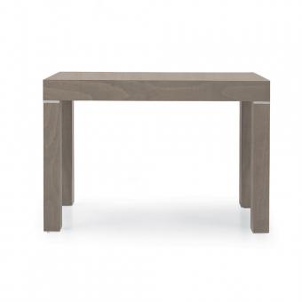 Table consolle extensible en laminé tourterelle Cr