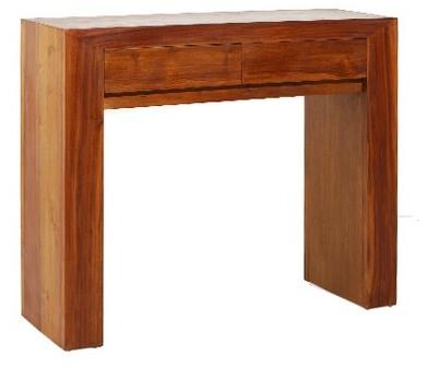 Console moderne 2 tiroirs en teck Console moderne 2 tiroirs