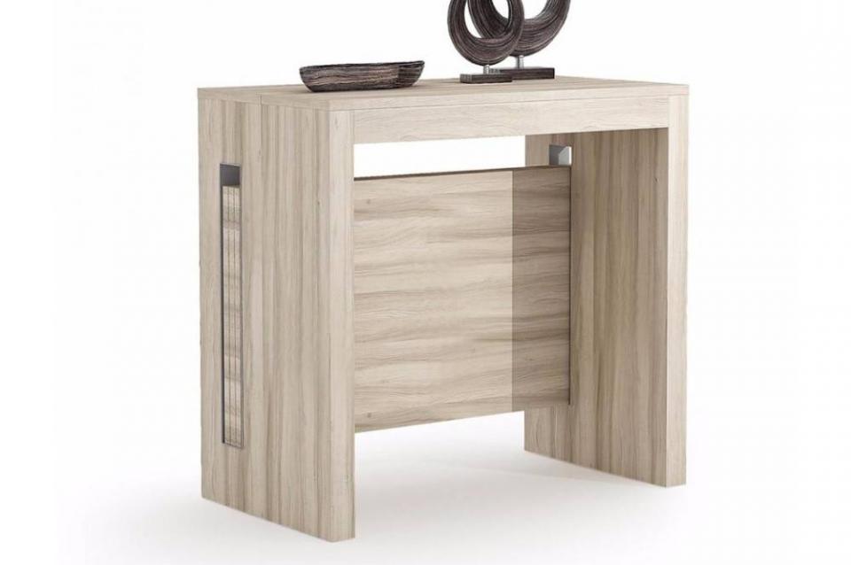 Console extensible GRANDEZZA chêne
