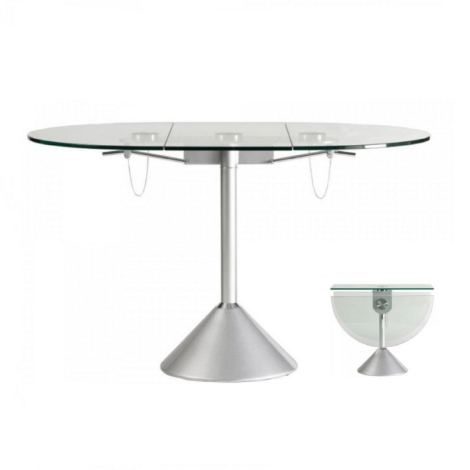 Table console à rallonges Olivia (L.35 à 125 x P.8