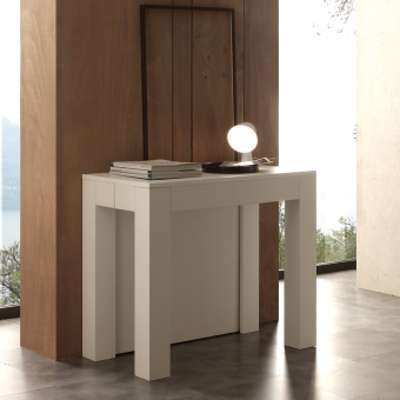Console extensible moderne Bosa, finition pore ouv