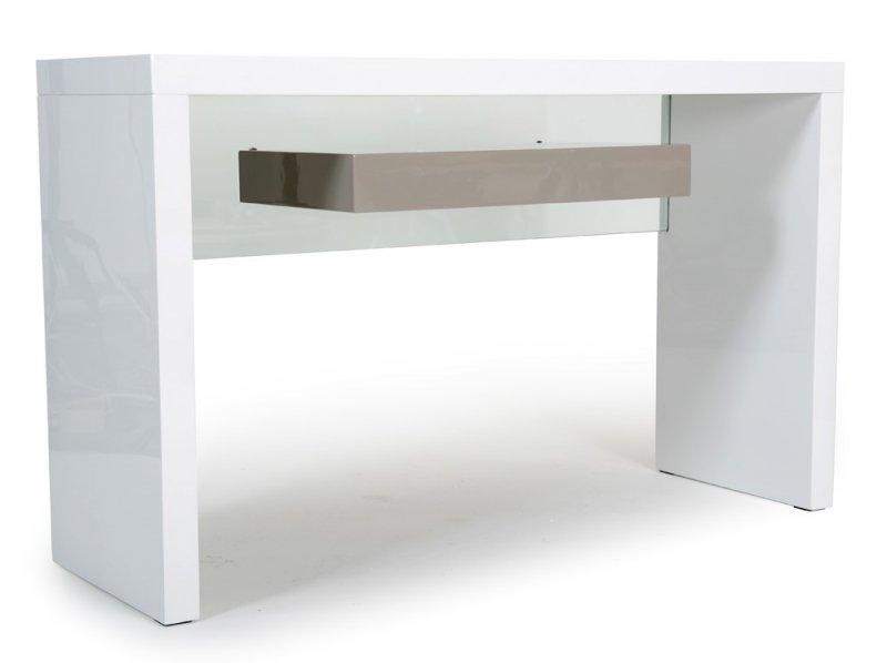 Console SPACE blanc laqué.