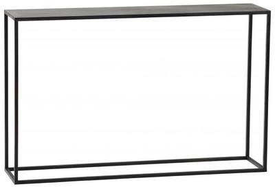 Console Rectangulaire En Métal Gris Foncé H78 BRAC
