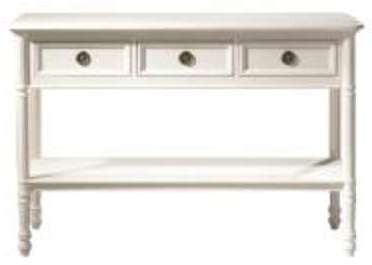 Table console en bois ivoire L 120 cm Gustavia