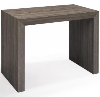 Table Console Oxalys Chêne Cérusé Foncé