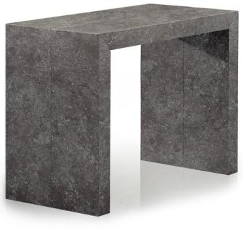 Table Console Oxalys effet béton Gris