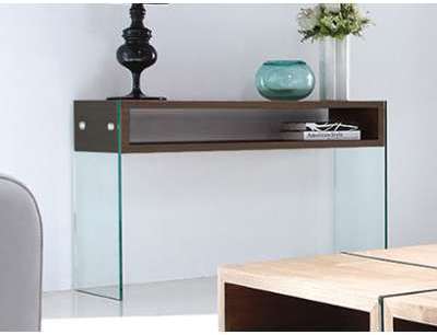 Console JADE en bois de noyer - Bois foncé