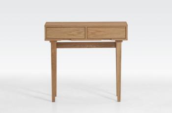 Console en Bois de Chêne 80 cm - 1 Tiroir - Style
