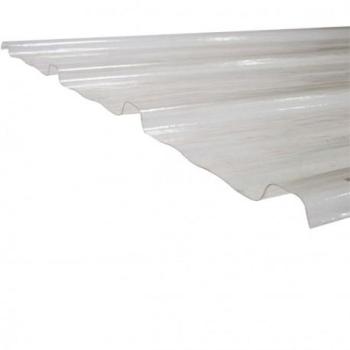Plaque polyester nervurée (onde greca) Translucide