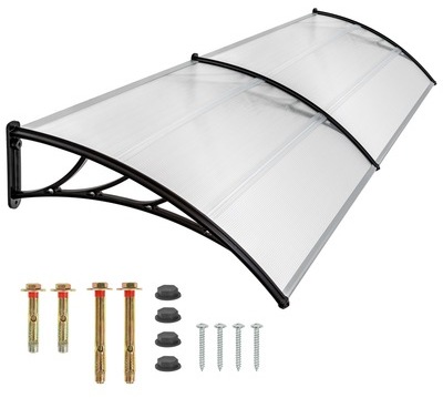 Marquise Auvent de porte 200 cm de TecTake