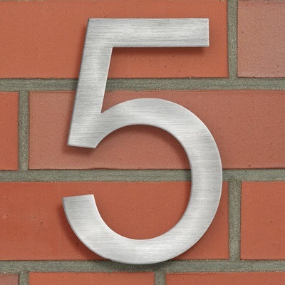 Numéro de maison, Numéro de rue, de porte, acier i