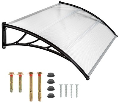 Marquise Auvent de porte 150 cm de TecTake