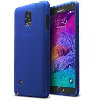 Coque Caseink Galaxy Note 4 N910 Gel Extra Fine Bl