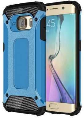 Coque Armure Robuste bleue pour Galaxy S6 Edge Coque Armure Robuste bleue
