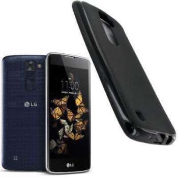 Coque Housse Silicone Noir Souple pour LG K8