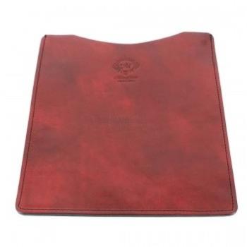 Etuis Ipad ou Tablette cuir, fait main,rouge