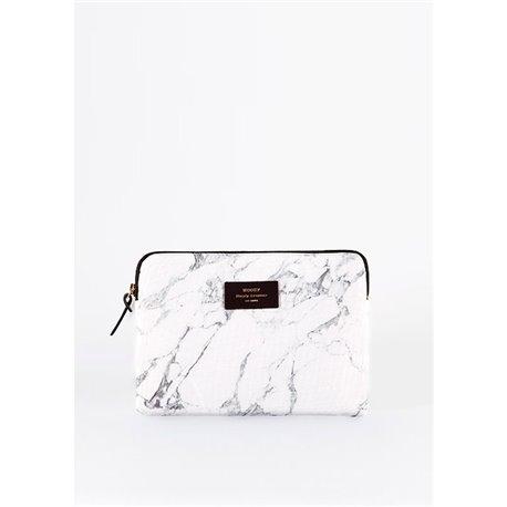 Housse Ipad Marbre Blanc Woouf