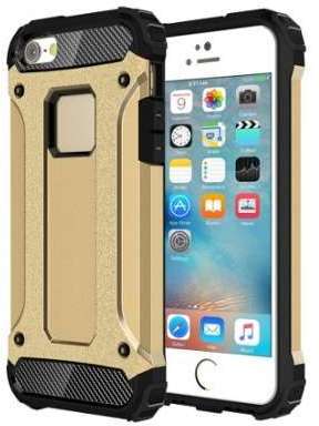 Coque Armure Robuste Or pour iphone 5 5S SE Coque Armure Robuste Or pour