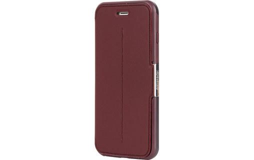 OtterBox Strada Burgundy - Coque en cuir pour iPho