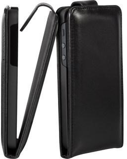 Novodio FlipCase Noir - Etui à rabat en cuir vérit