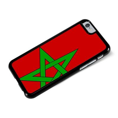 Coque iPhone 6 et 6s Drapeau Maroc (Couleur:Rouge