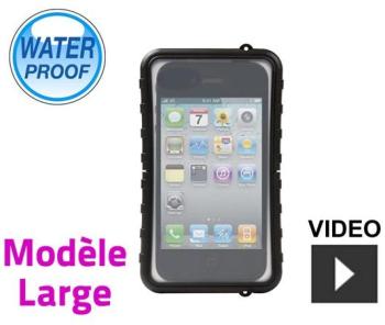 Etui étanche téléphone - Krusell Sealabox Noir Lar