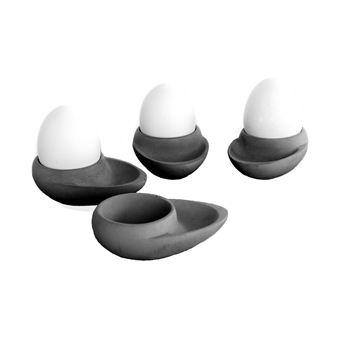 Coquetier Tove Adman lot de 4 béton lot de 4