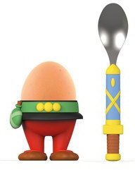 Coquetier + Cuillère Astérix