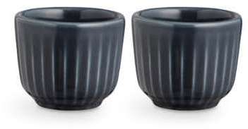 Coquetier Hammershøi lot de 2 gris anthracite