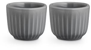 Coquetier Hammershøi lot de 2 gris