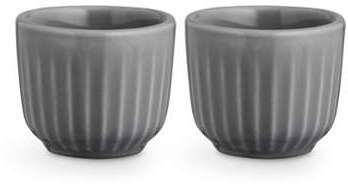 Coquetier Hammershøi lot de 2 gris