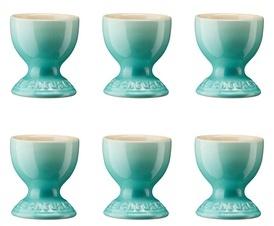 Le Creuset - Set de 6 coquetiers - vert menthe brillant Le Creuset - Set de 6 coquetiers