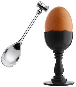 Coque doeuf avec cuillère Alessi Dressed Breakfas
