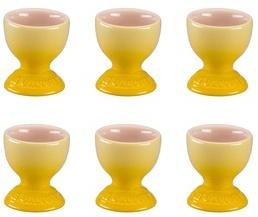 Le Creuset - Set de 6 coquetiers - jaune citrus brillant Le Creuset - Set de 6 coquetiers