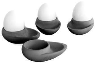 Coquetier Tove Adman lot de 4 béton lot de 4 Coquetier Tove Adman lot de