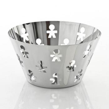 Girotondo - Corbeille - inox/poli/inox