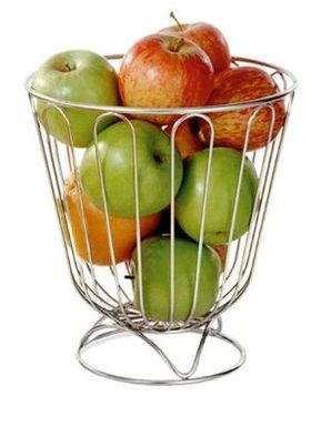 Corbeille à fruits haute en inox - Combrichon h24x