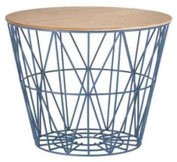 Corbeille Wire avec couvercle - Ferm Living Voltex Corbeille Wire avec couvercle
