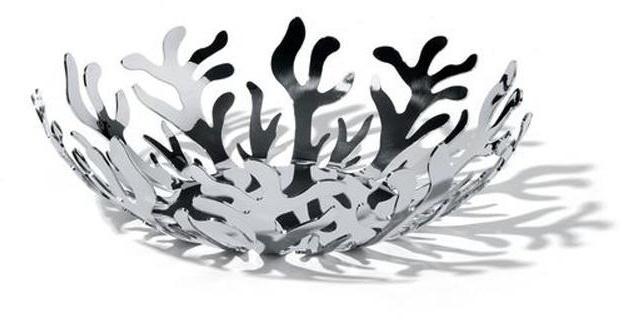 Mediterraneo - Corbeille à fruits - poli/inox/Ø29c