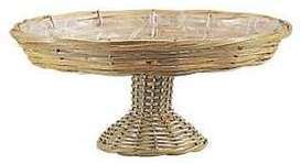 Corbeille sur pied en bambou Corbeille sur pied en bambou