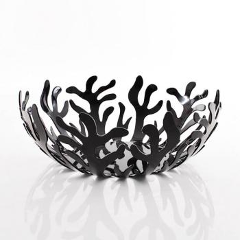 Mediterraneo - Corbeille à fruits - noir/inox/Ø29c