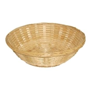 Corbeille à pain ronde en osier par 6 pcs Ovale 23