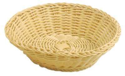 Corbeille à pain ronde tressée 25x7cm - Corbeille